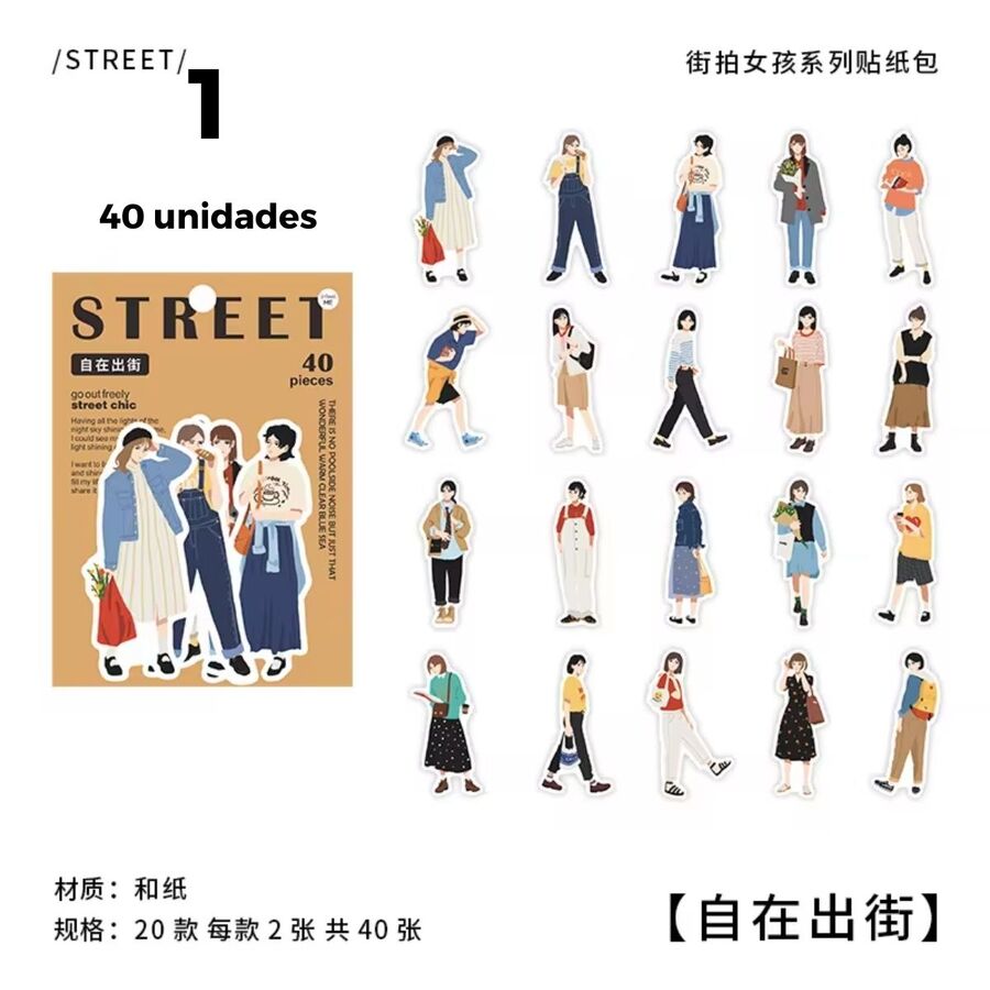 Set pegatinas chicas 30440