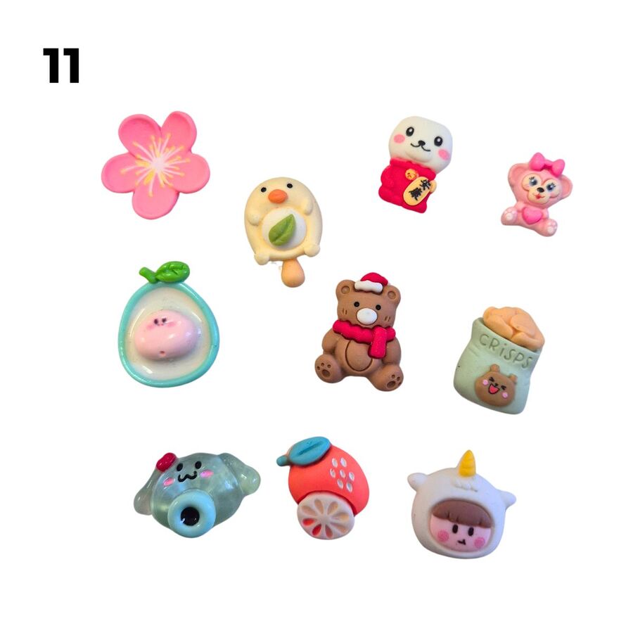 PACK 10 CHARMS SURTIDOS