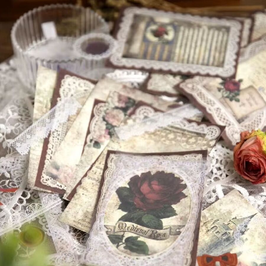 Kit varios pegatinas y papeles