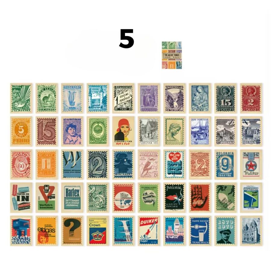 Block pegatinas vintage 30586