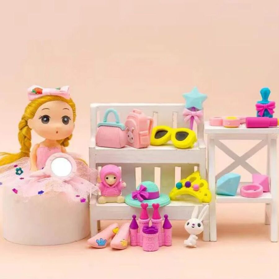 Caja gomas con formas