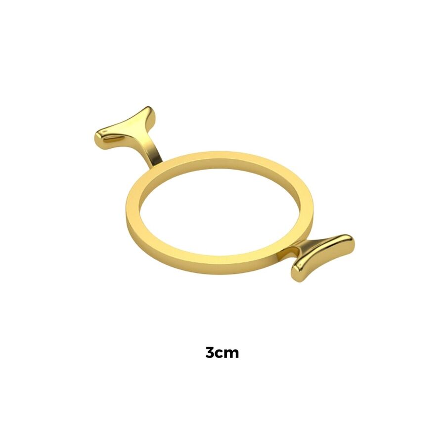 Molde metal para lacre redondo 3cm