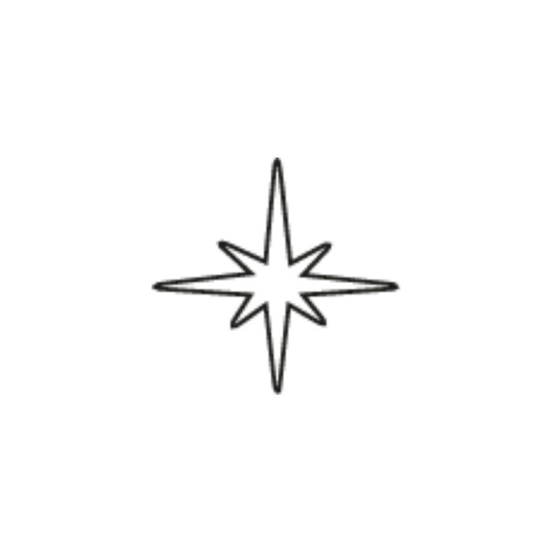 Sello Silicona Estrella Navidad