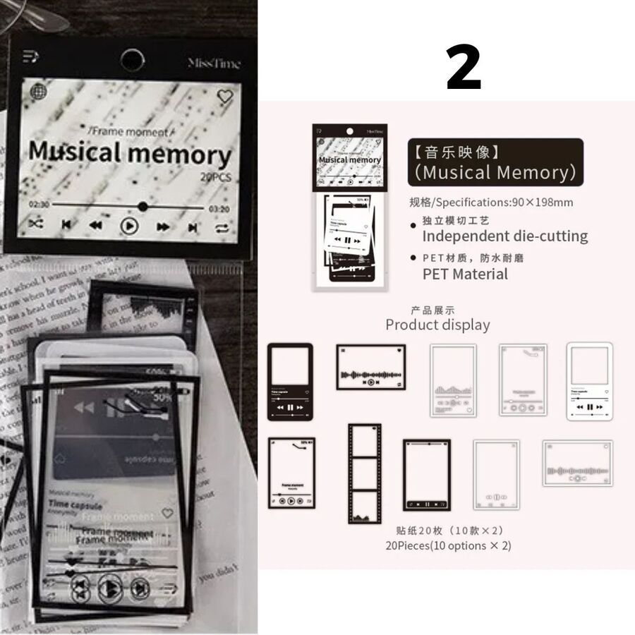 Marcos pegatinas pet