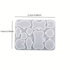 Molde de silicona llaveros gatitos