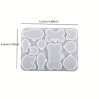 Molde de silicona llaveros gatitos