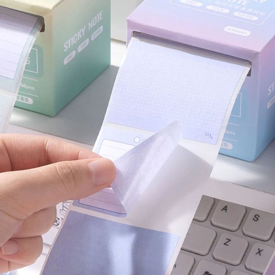 Caja notas adhesivas