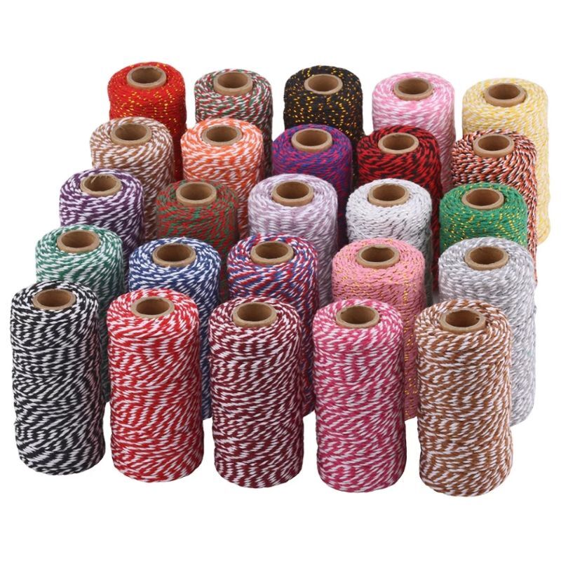 Hilo Baker Twine 2mm Crema Dorado