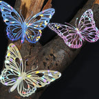 STICKERS MARIPOSAS HOLOGRAFICO PET