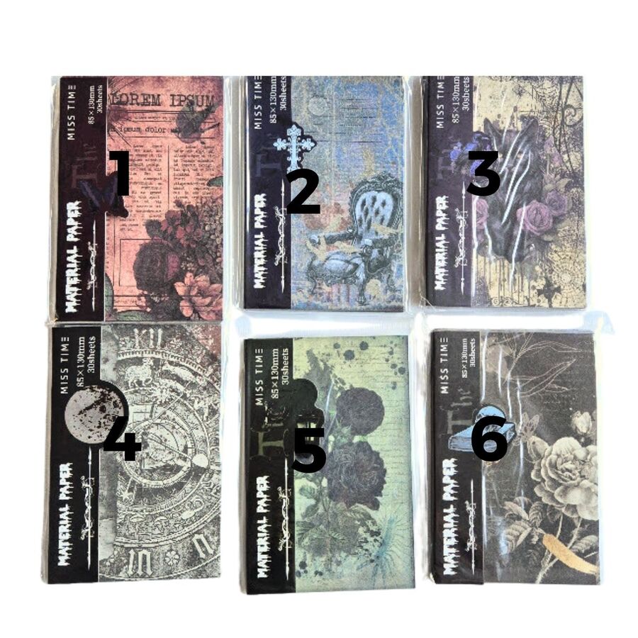 Set papeles dark 30728