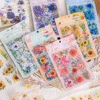PACK PLANCHAS STICKERS PEGATINAS PET FLORALES