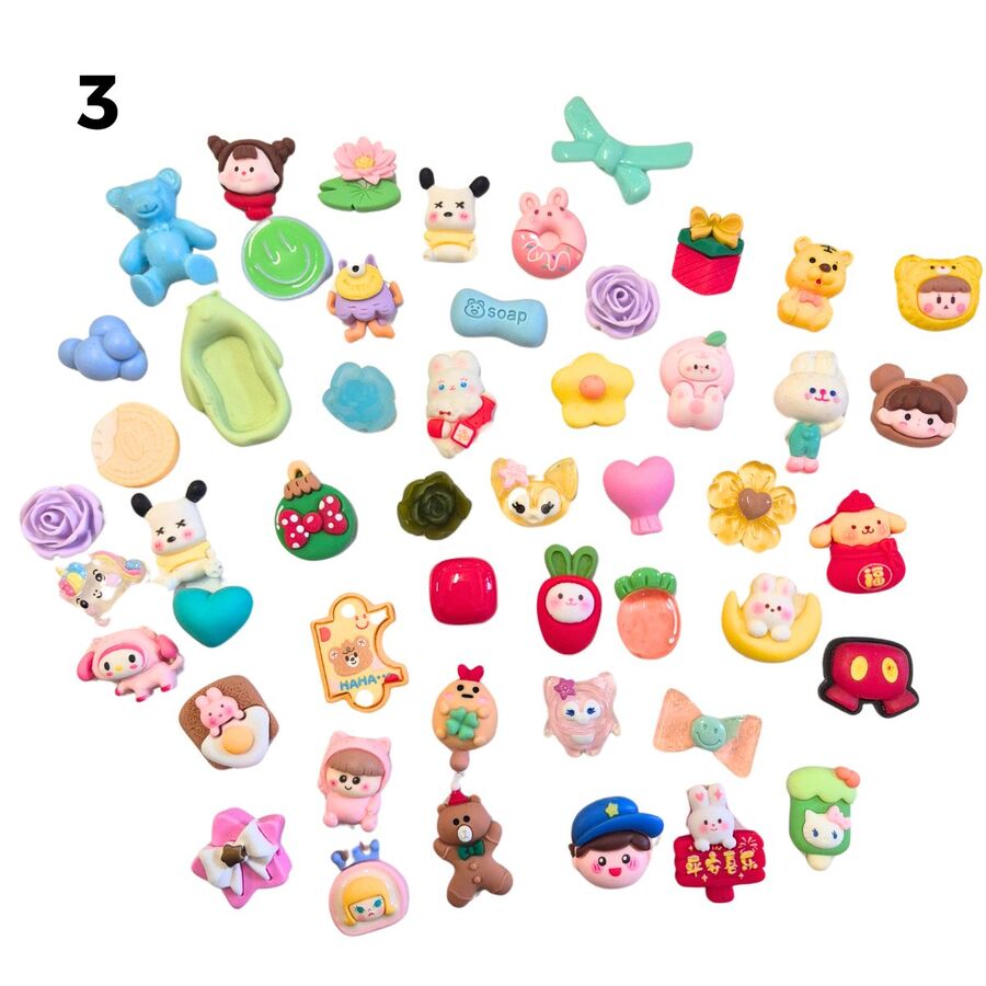 PACK 50 CHARMS SURTIDOS