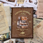LIBRO STICKER Y PAPELES  VARIOS MATERIALES COLECCION JOURNEY