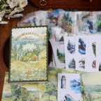 LIBRO STICKER Y PAPELES  VARIOS MATERIALES COLECCION JOURNEY