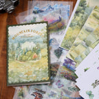 LIBRO STICKER Y PAPELES  VARIOS MATERIALES COLECCION JOURNEY