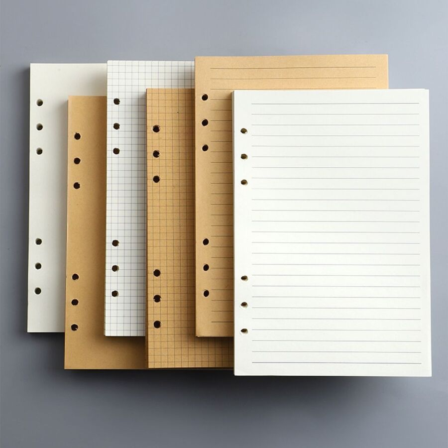 Pack hojas A5 80 hojas planner