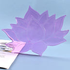 Molde de silicona flor de loto plana