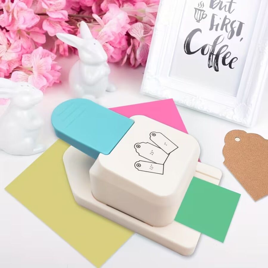 Perforadora De Tag Etiquetas Curvo