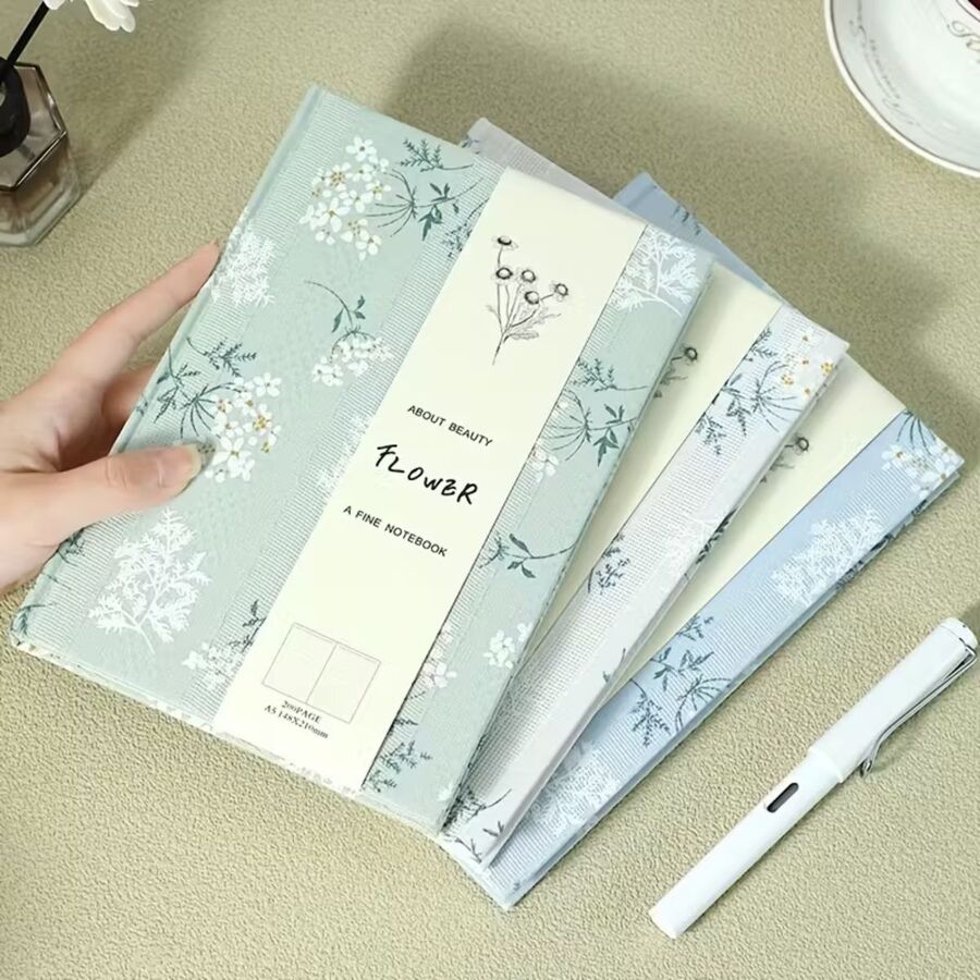 CUADERNO TELA RENGLONES TAPA DURA