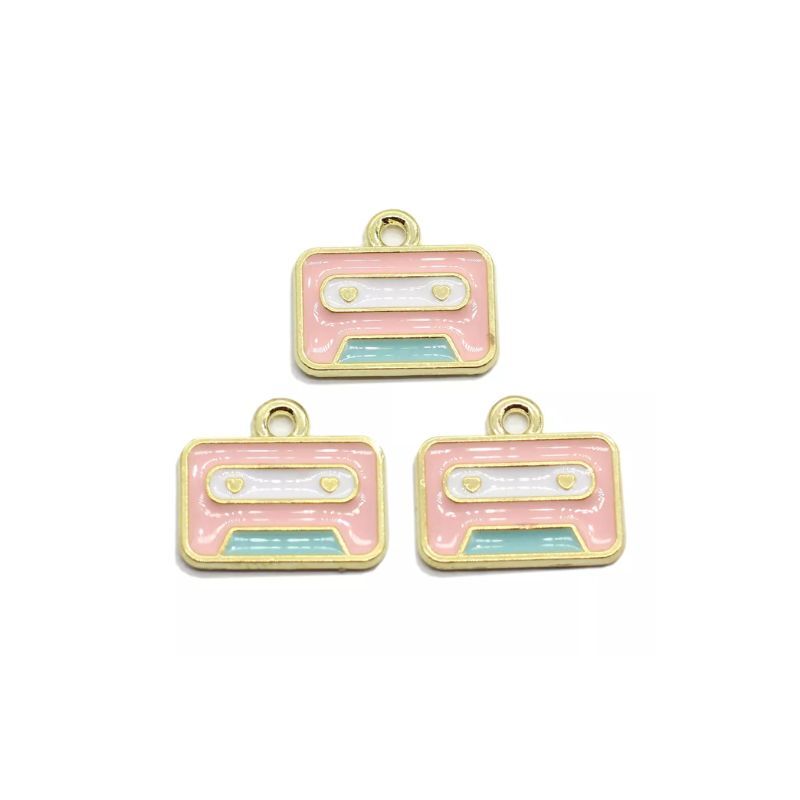 10 Dije Esmaltado Cassette