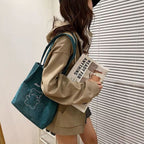 Bolso de mano de pana de moda EXCLUSIVO WEB