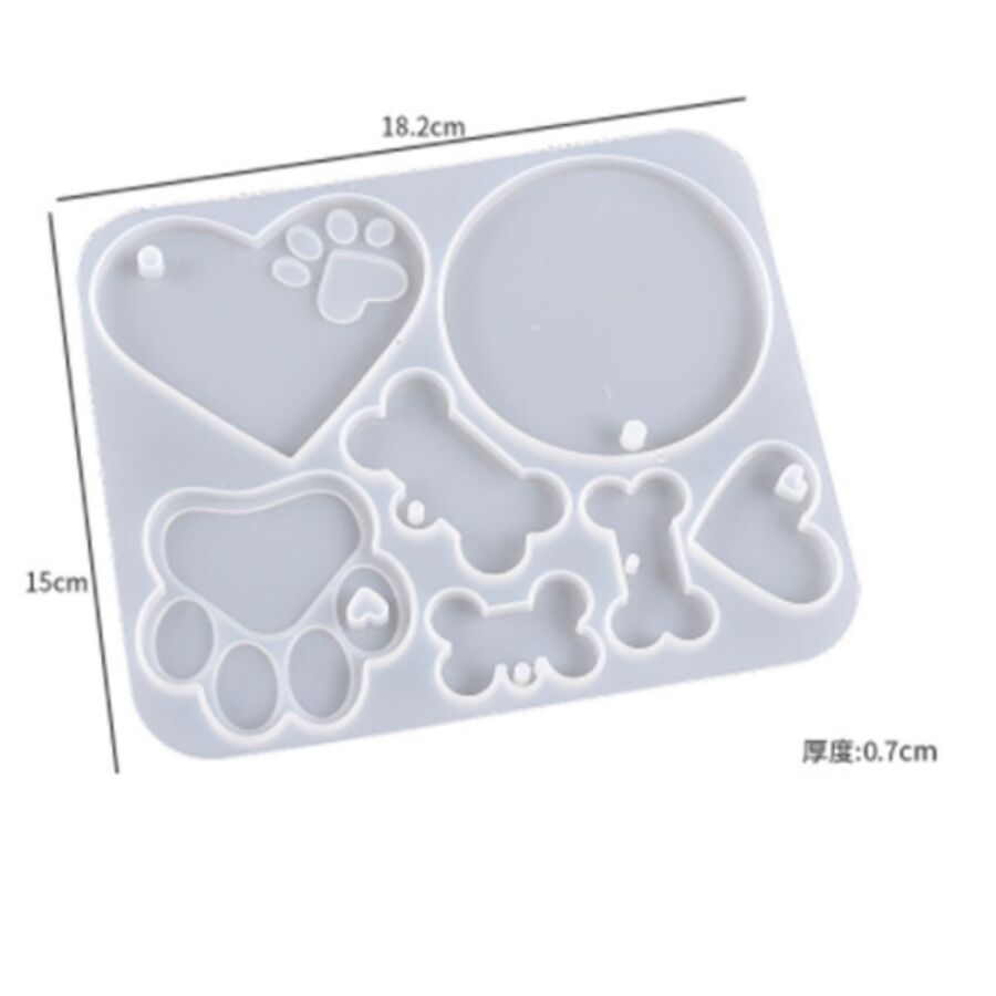 Molde silicona perritos - 29994