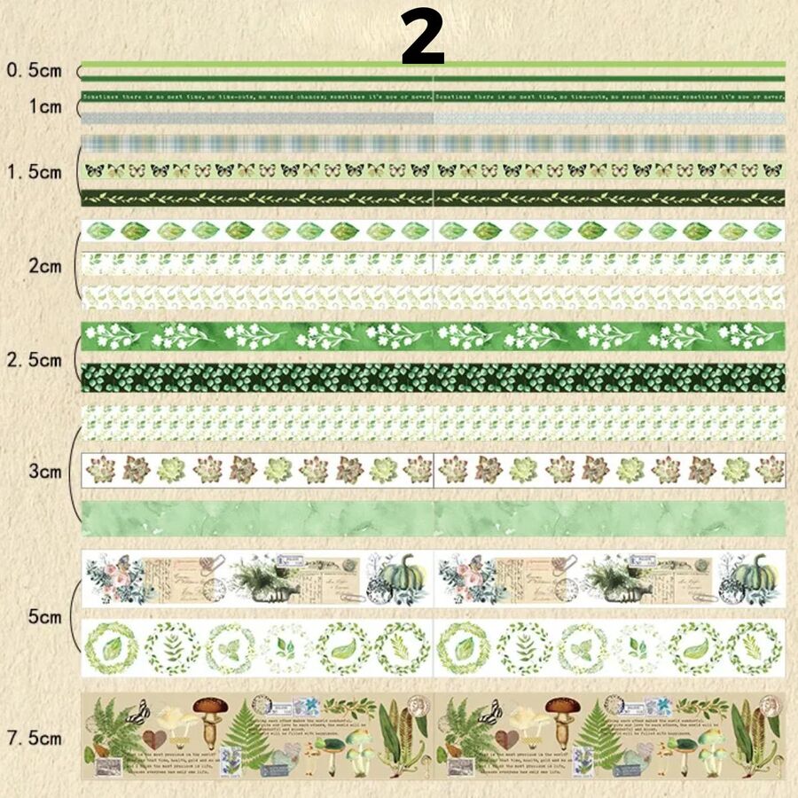 Caja 18 washi tape coleccion poesía