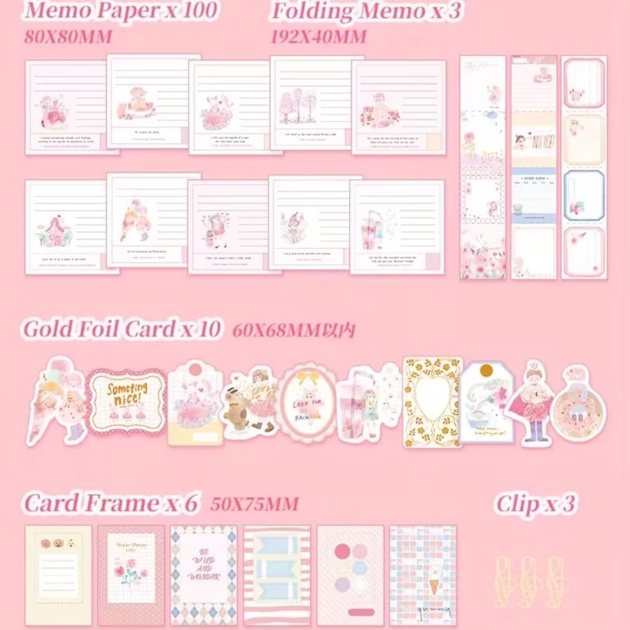 Set papeleria cuaderno y mas