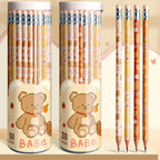 Estuche Lápiz HB de madera con goma de borrar