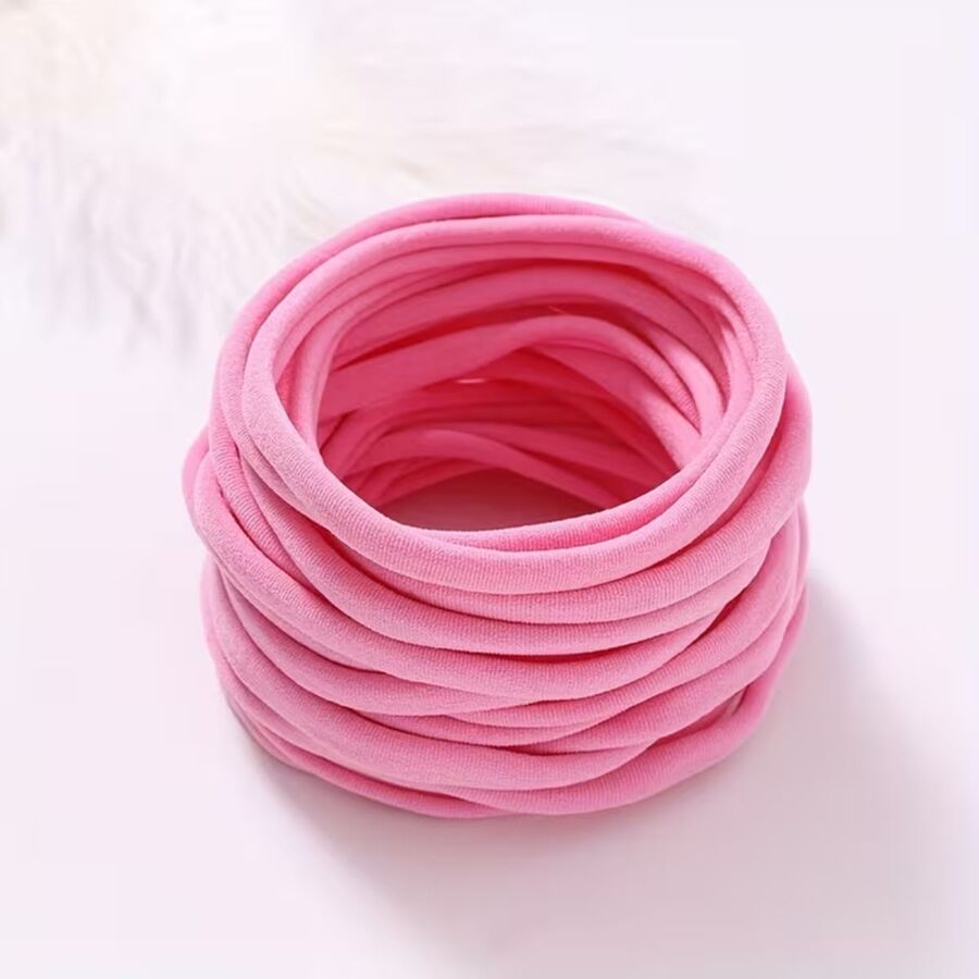 10 Diademas Microfibra Rosa
