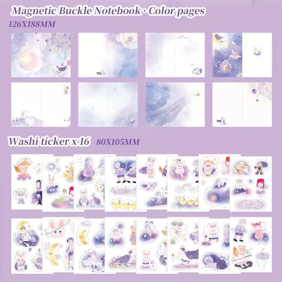 Set papeleria cuaderno y mas