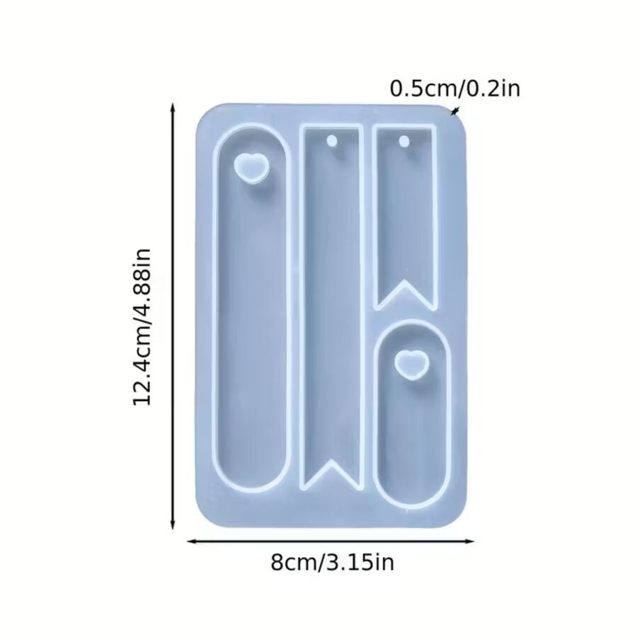 Molde de silicona Marcapaginas - 29641