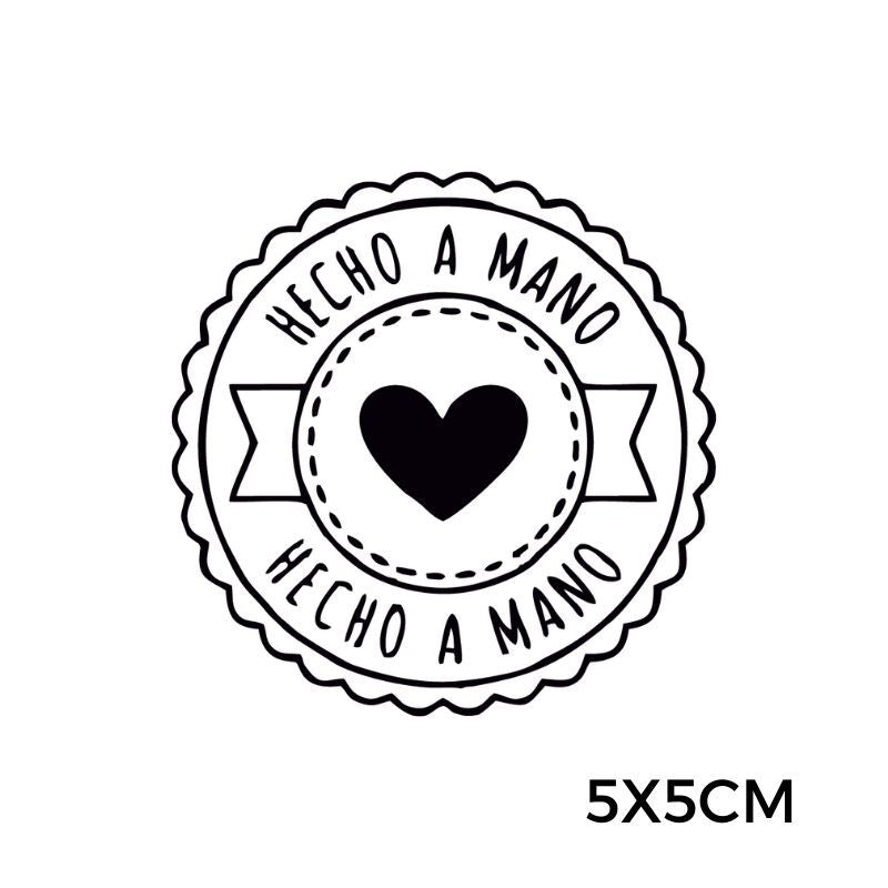 Sello De Silicona Hecho A Mano Corazón