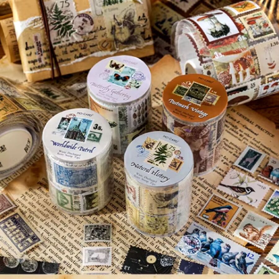 ESTAMPILLAS EN ROLLO STICKERS