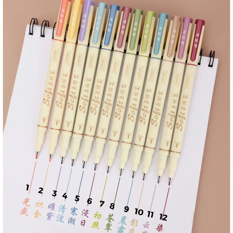 Marcador para lettering fino caligrafia