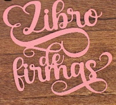 T1138 Troqueles Libro De Firmas