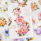 Washi Flores en pet
