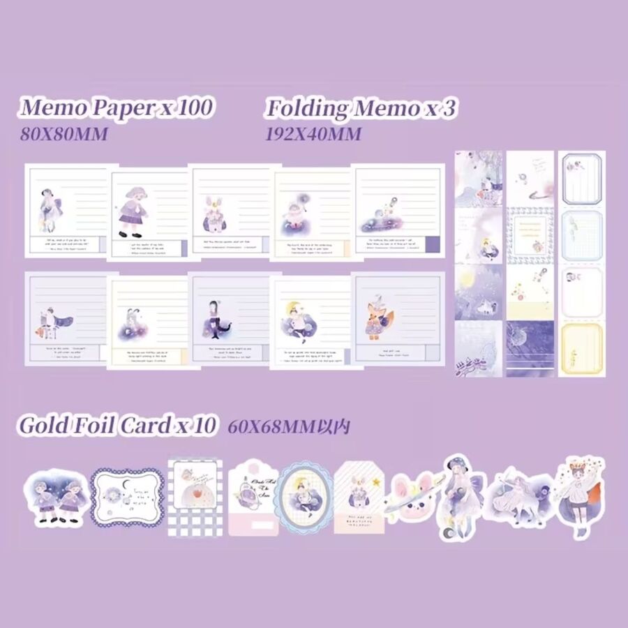 Set papeleria cuaderno y mas