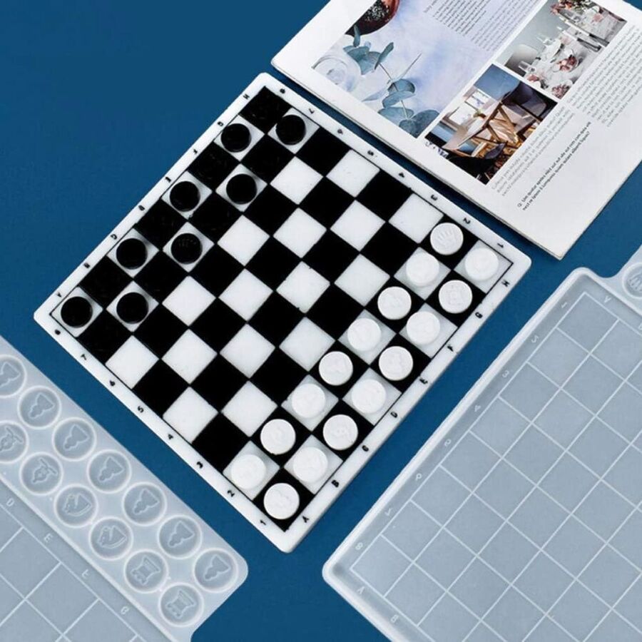 Molde de silicona ajedrez - 29730 C1