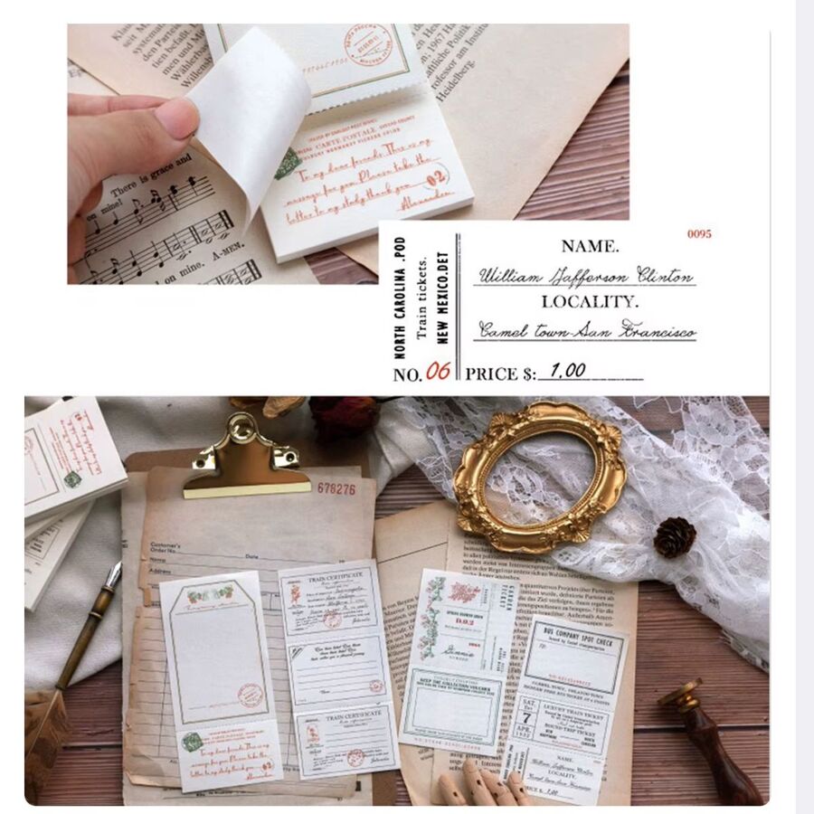 Block tarjetas papel 30776