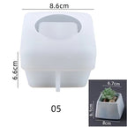 Molde silicona contenedor, maceta, porta lapiz - 30056