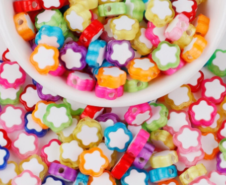 50g Abalorios Flor 10mm