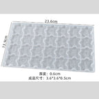 Molde de silicona letras puzzle - 29777