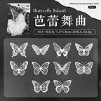 STICKERS MARIPOSAS HOLOGRAFICO PET