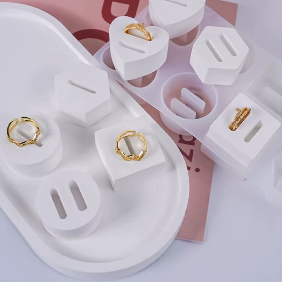 Molde de silicona porta anillo