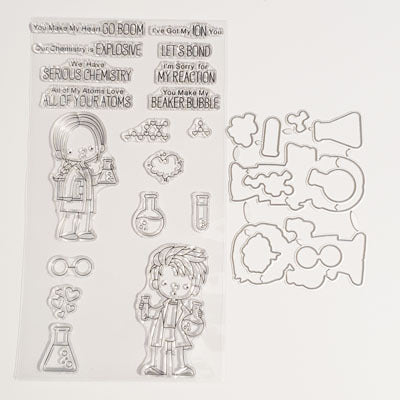Sello Silicona Con Troqueles Modelo Quimica R0274