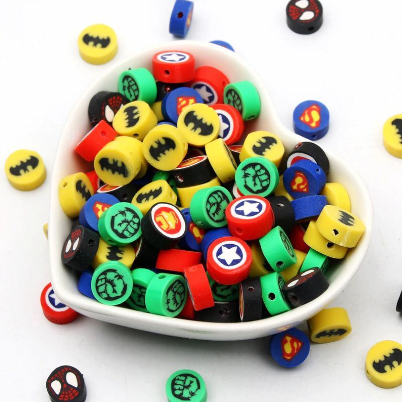 20 Fimo Super Heroes