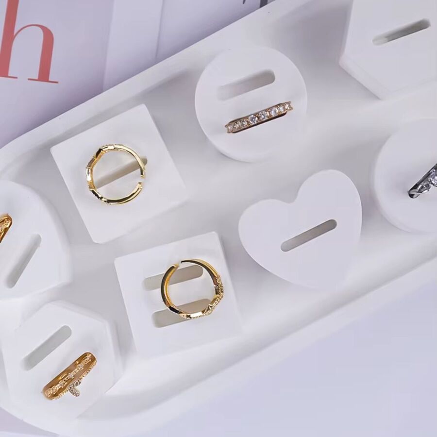 Molde de silicona porta anillo