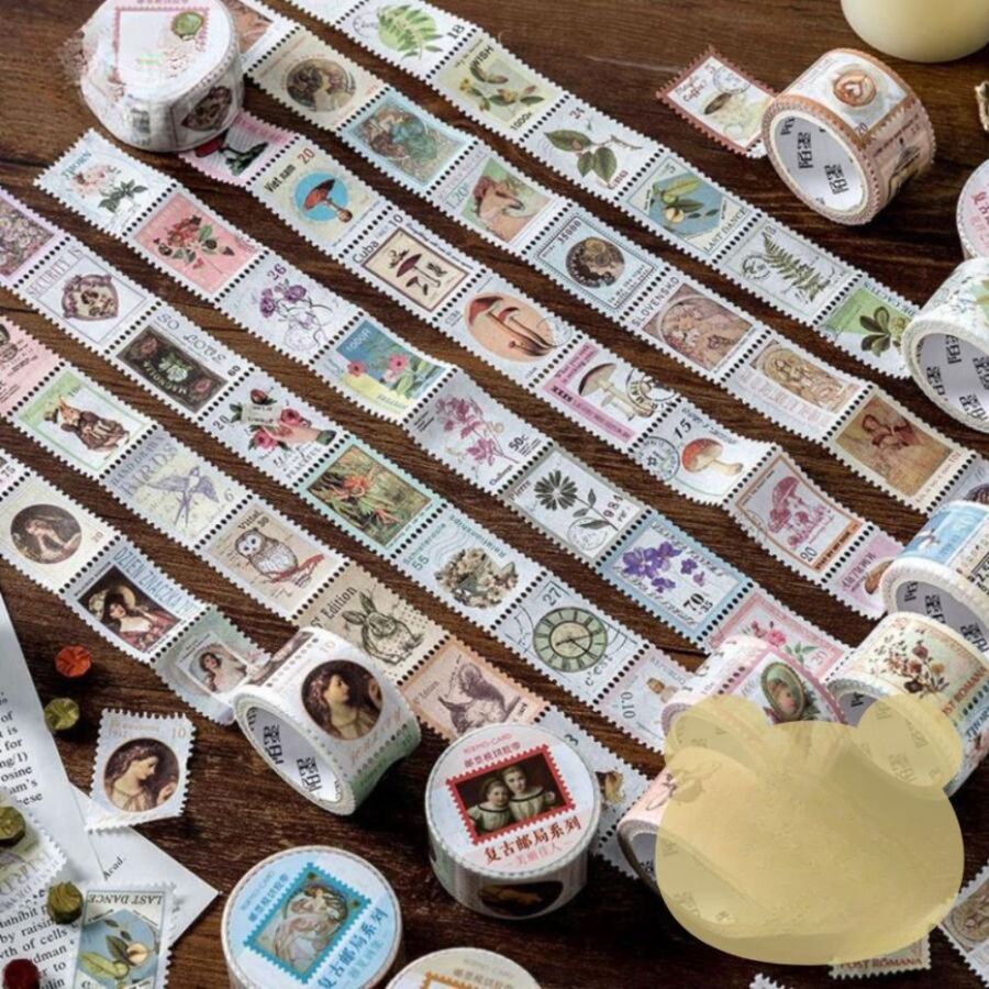 WASHI TAPE ESTAMPILLAS