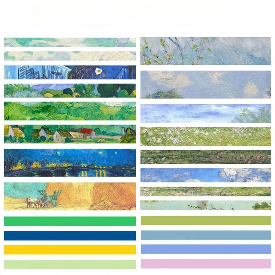 Set washi tape 12 rollos